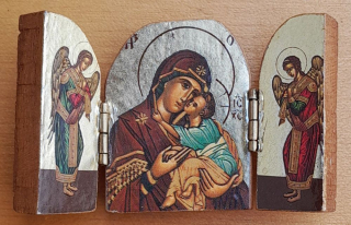 Otváracia ikona Panna Mária s Ježiškom a anjelmi