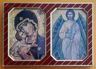 Dvojikona Panna Mária s Ježiškom a Archanjel