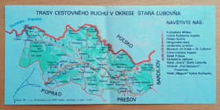 Trasy cestovného ruchu v okrese Stará Ľubovňa