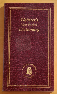 Websters Vest Pocket Dictionary