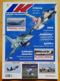 Letectví + Kosmonautika 2015 / číslo 1