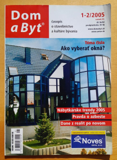 Dom a byt 1-2-2005, Časopis o stavebníctve a kultúre bývania 