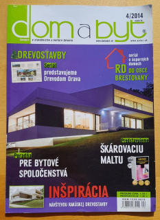 Dom a byt 4-2014, Časopis o stavebníctve a kultúre bývania 