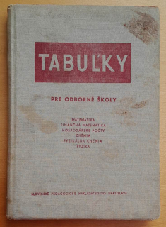 Tabuľky pre odborné školy