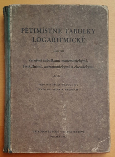 Pětimístné tabulky logaritmické