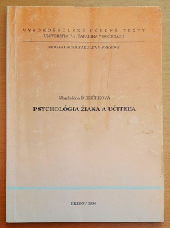 Psychológia žiaka a učiteľa