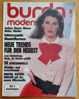 Burda moden 1987-8 + strihová príloha