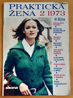 Praktická žena - čísla 2, 6, 11 a 12, rok 1973