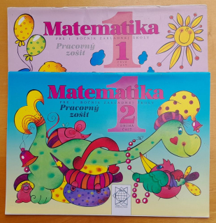 Matematika pre 1. ročník základnej školy, pracovný zošit, 1. a 2. časť