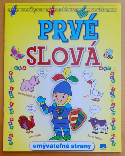 Prvé slová - umývateľné listy