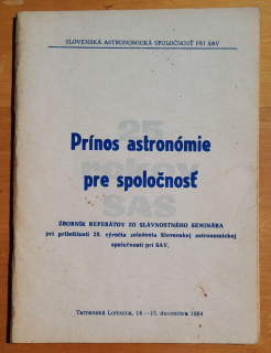 Prínos astronómie pre spoločnosť