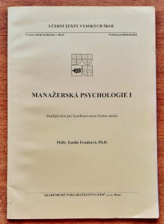 Manažerská psychologie I. 