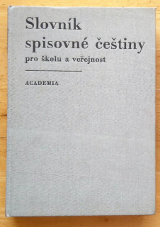 Slovník spisovné češtiny pro školu a veřejnost