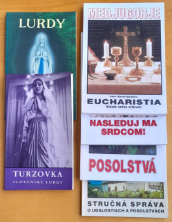 Miesta zjavenia - Medjugorie, Lurdy, Turzovka. Balíček náboženských kníh.
