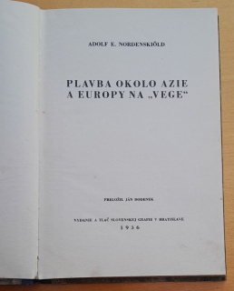 Plavba okolo Azie a Europy na "Vege"