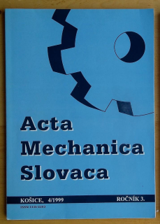 Acta Mechanica Slovaca 4/1999