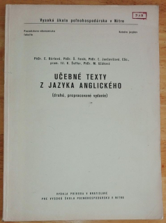 Učebné texty z jazyka anglického, skriptá